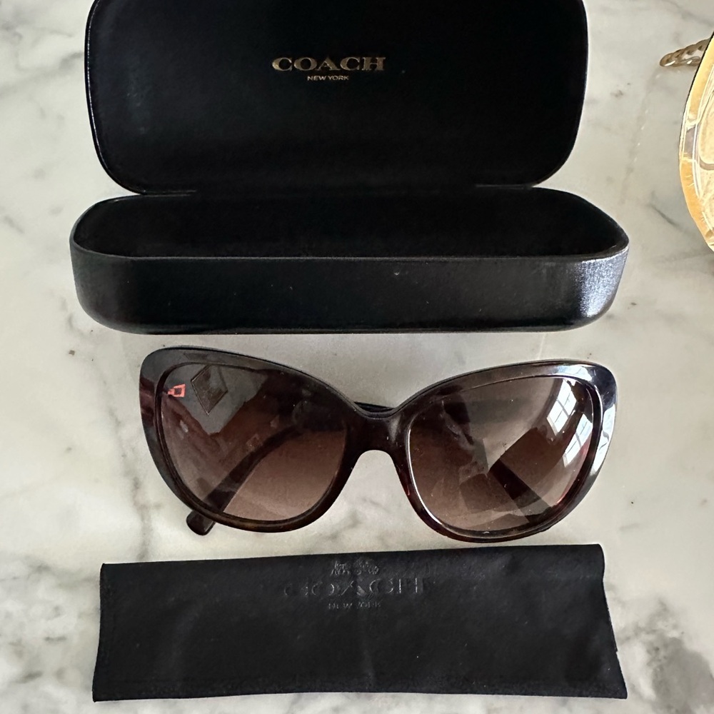 Coach Women's Brown Gradient Sunglasses